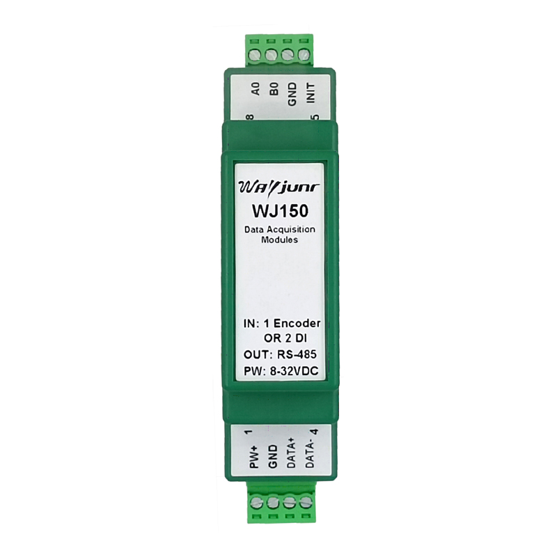 1路编码器脉冲计数器或2路DI高速计数器，Modbus RTU模块 WJ150