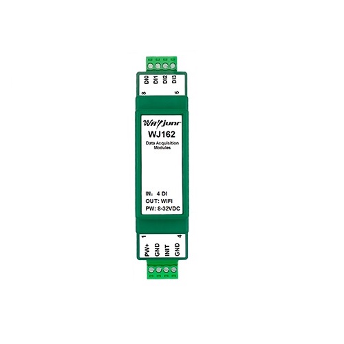 4路DI开关检测计数器， MQTT协议，网页在线显示，WiFi模块 WJ162