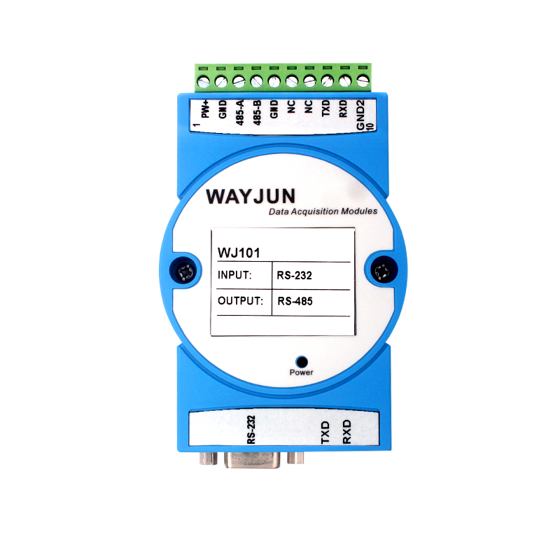 WJ101系列 工业级RS-232转RS-485隔离模块