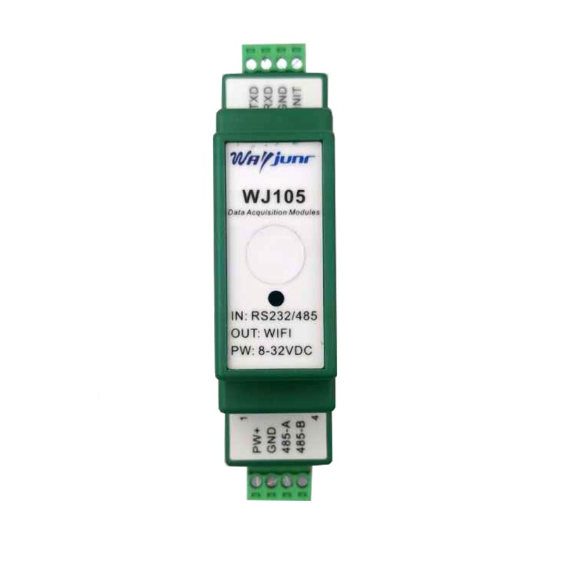 Modbus RTU转TCP模块，RS232/485转WiFi模块, 串口转MQTT, 边缘计算  WJ105