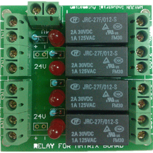 WJ-RELAY01系列 4路干接点继电器隔离板 DI/DO隔离